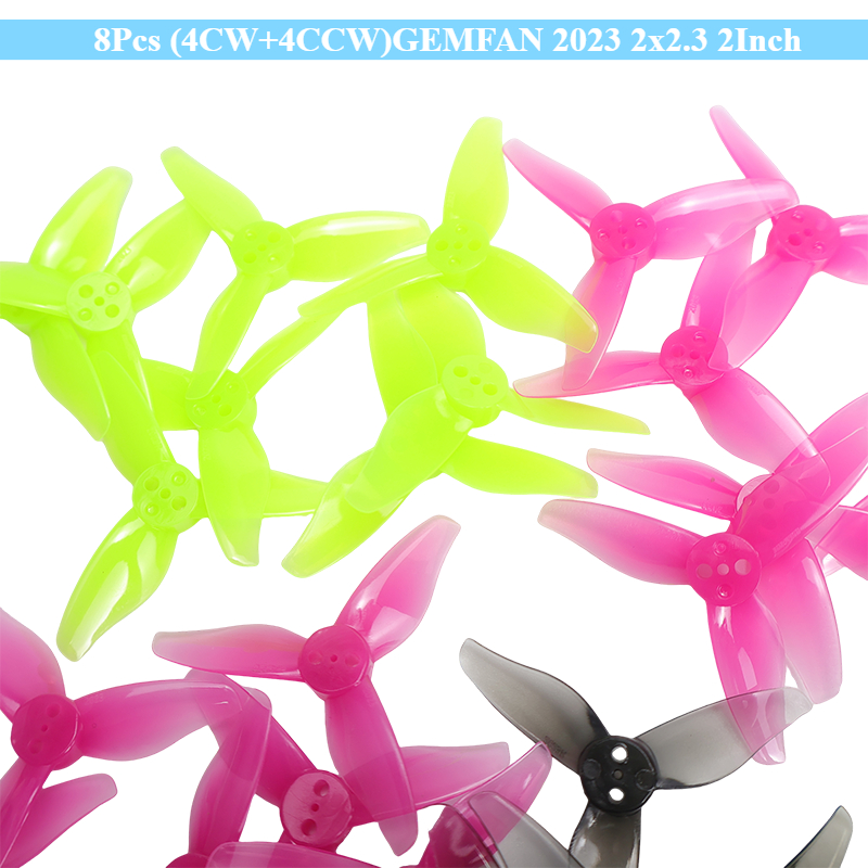 Drone Racing Gate - 8 Pezzi (4CW+4CCW) GEMFAN 2023 2x2.3