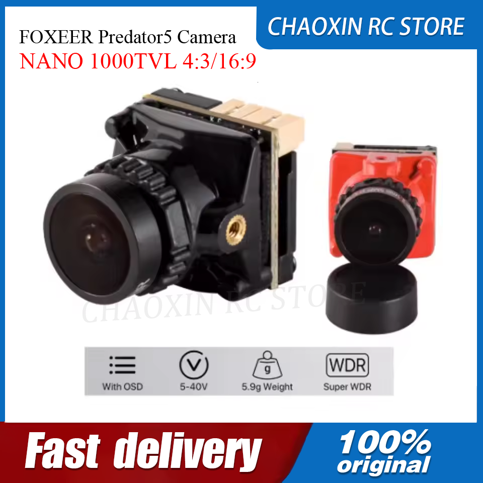 Drone Racing Camera - FOXEER Predator5 Fotocamera NANO 1000TVL 4:3/16:9