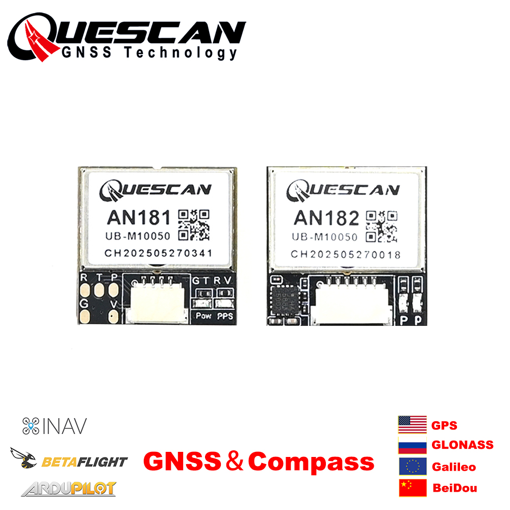 Drone Racing Flight Controller - QUESCAN 18mm M10 Modulo GPS GNSS