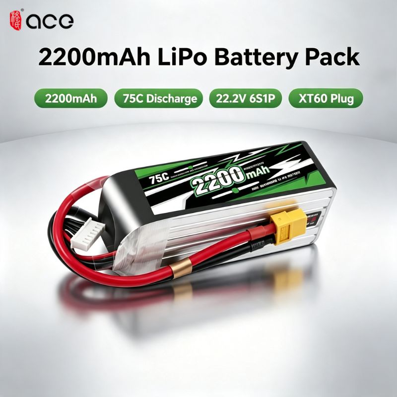 Drone Racing Battery - NUOVA Batteria Lipo Gens ACE 22.2V