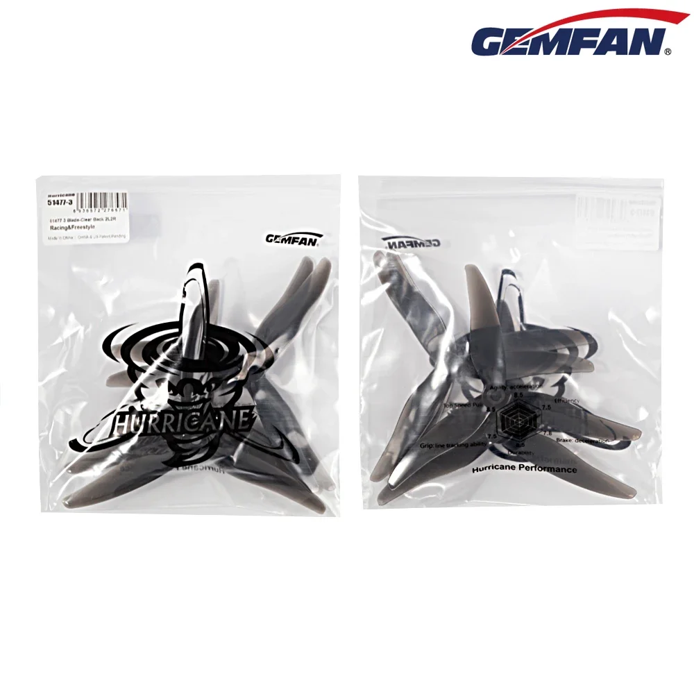 10 paia (10CW + 10CCW) Gemfan  - Drone Racing Propeller recensione e prezzo